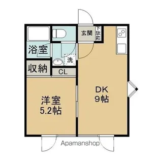 国際レジデンス【2階】の間取り