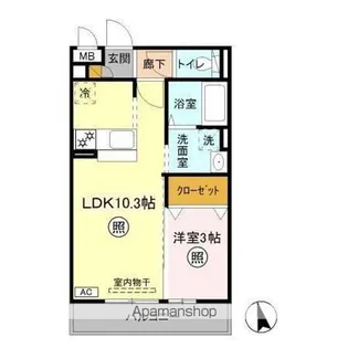 ブリックガーデン【2階】の間取り