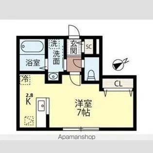 LIGARE ASABU(リガーレアサブ)【1階】の間取り