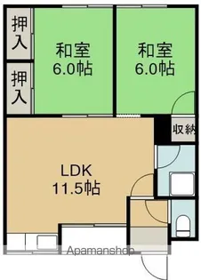 ハイツ近藤(ハイツコンドウ)【7号室】の間取り