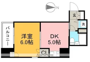 アルファはりまやばし【2階】の間取り