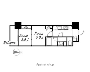 パークアクシス名古屋山王【3階】の間取り