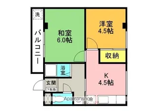 コーポブランシェ【3階】の間取り