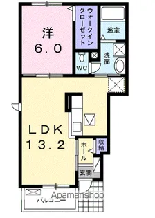 プリマヴェーラ 大槻 A【1階】の間取り