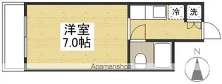 チュリス幸町【6階】の間取り