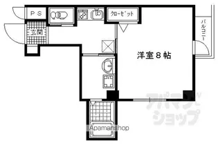 ラトゥール北白川【302号室】の間取り