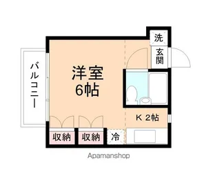 フェイスビル【605号室】の間取り