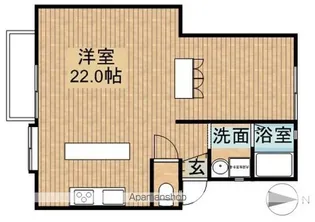 エスポワヒルズ【1階】の間取り