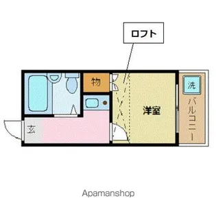 ルーチェ九の城(R6.10.31管理満了)【2階】の間取り