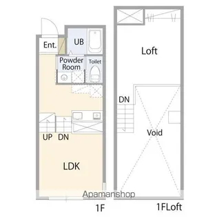 COCON【1階】の間取り