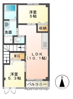 サンフィット大塚【202号室】の間取り