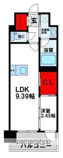 プレジデンス ざ 三萩野【11階】の間取り