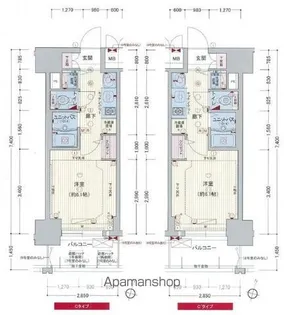 プレサンス梅田北デイズ【4階】の間取り