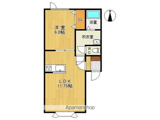 トゥインクルⅠ【2階】の間取り