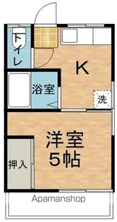 メゾンゆう【205号室】の間取り