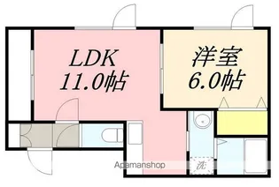 アンダンテⅣ【201号室】の間取り
