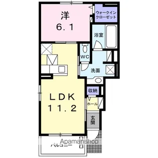 サニーハウス微笑Ⅱ【1階】の間取り