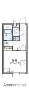 レオパレスK【1階】の間取り