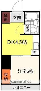 トレゾアハイツ東野【3階】の間取り