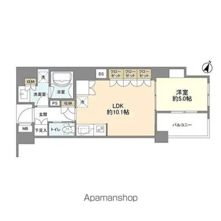 コスモリード市ヶ谷払方町【2階】の間取り