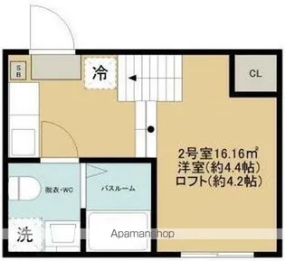 FLAT AVENUE KOIWA【1階】の間取り