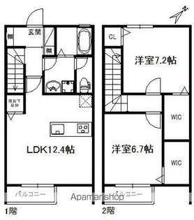 VILLA COHANZ【1階】の間取り