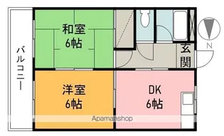 リーサはなみずき【302号室】の間取り