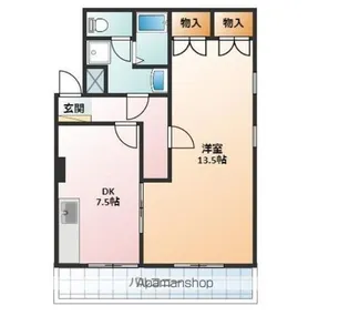 レジデンスときわ【4階】の間取り