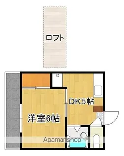パレス国母【203号号室】の間取り