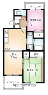アーニス【3階】の間取り