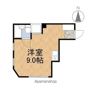 京町ロータリービル【501号室】の間取り