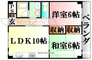 ハーシオンフルタ2【2階】の間取り
