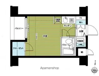 トーシンフェニックス落合駅前【4階】の間取り