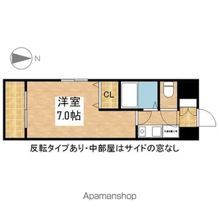 シェリーメゾン【6階】の間取り