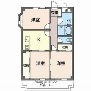 セレブレージ【302号室】の間取り