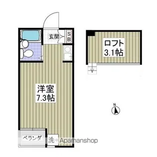 ブルーメだいや【1階】の間取り
