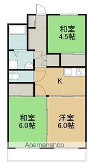コーポ栄寿第一ビル【3階】の間取り