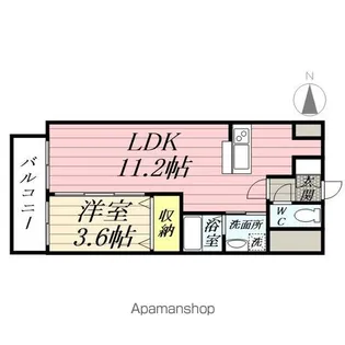 AXⅠS今【8階】の間取り