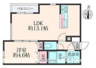 ミリアビタ前原【2階】の間取り