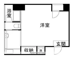 バンビル【401号室】の間取り