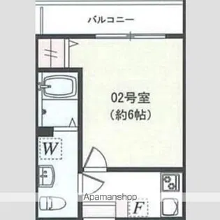 ロジュマン東海大学前【1階】の間取り