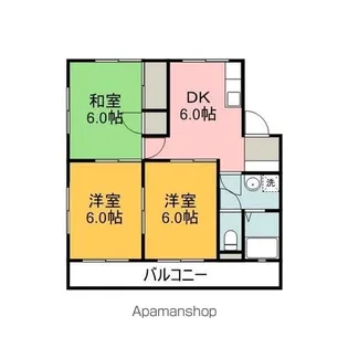 サコマンション【3階】の間取り