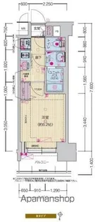 プレサンス名駅南エディフィス【4階】の間取り