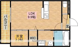 レイク志都呂【3階】の間取り
