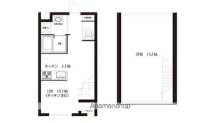 フェリシダ八幡【403号室】の間取り
