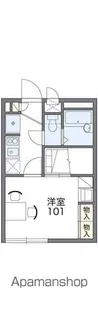 レオパレスボナール【2階】の間取り