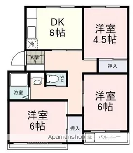 静岡中央中原マンション【502号室】の間取り