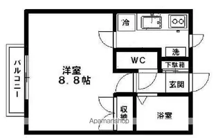 レイシュロス【1階】の間取り
