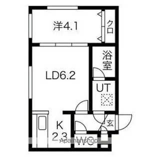 Casa Centro平岸【2階】の間取り
