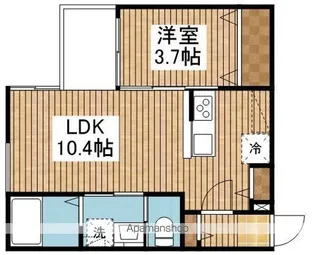 ガロンヌ上所上【3階】の間取り